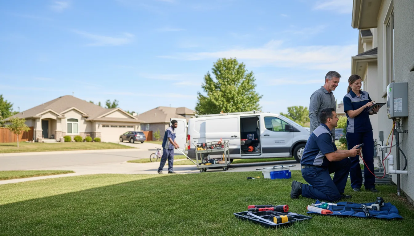 Tankless water heater service in North Chelmsford, MA